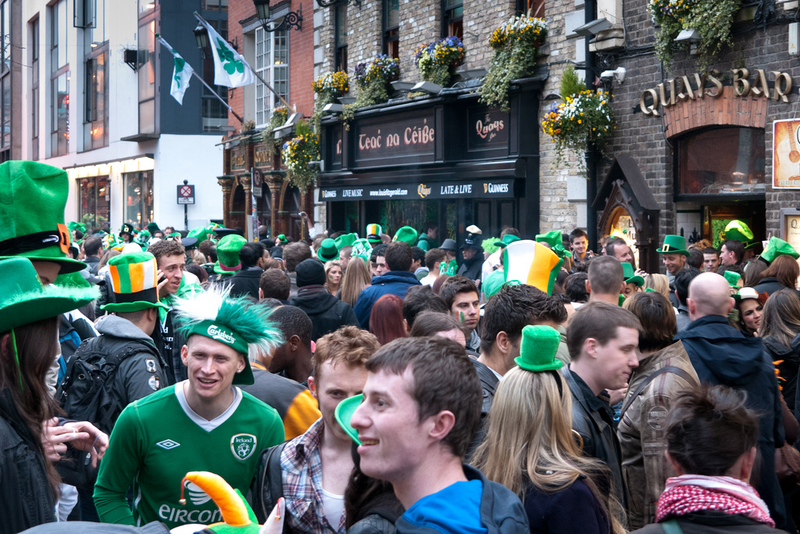 Celebrando el día de San Patricio en Dublin. Foto: LenDog64 / Flickr